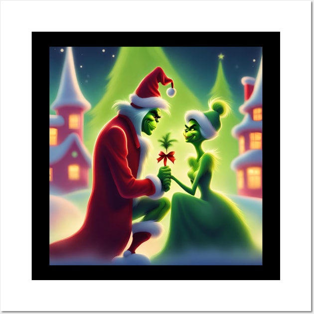 Will you be my grinchy Wall Art by blaurensharp00@gmail.com